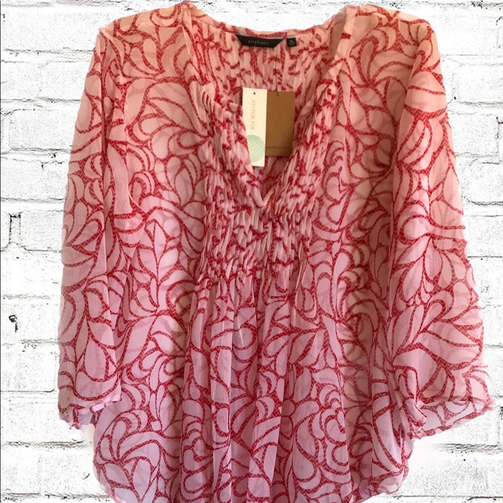Beautiful Floral Summer Blouse by Paradigma